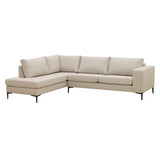 Lizzely Garden & Living Hoekbank Verona beige chenille 265cm links