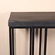 Lizzely Garden & Living Bijzettafel mangohout Don 150cm zwart Lizzely Garden & Living Bijzettafel mangohout Don 150cm zwart