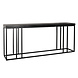 Lizzely Garden & Living Bijzettafel mangohout Don 180cm zwart Lizzely Garden & Living Bijzettafel mangohout Don 180cm zwart