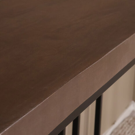 Lizzely Garden & Living Bijzettafel mangohout Don 180cm walnoot Lizzely Garden & Living Bijzettafel mangohout Don 180cm walnoot