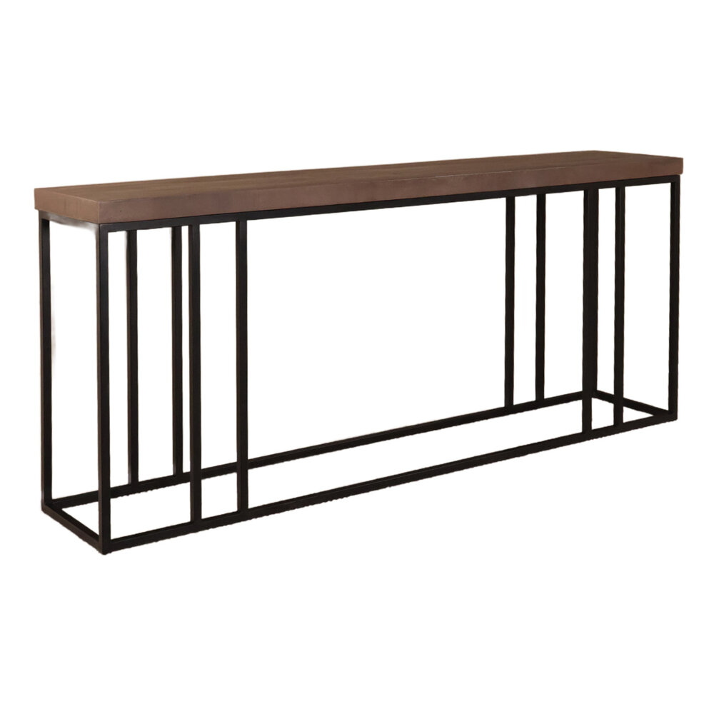 Bijzettafel mangohout Don 180cm walnoot Bijzettafel mangohout Don 180cm walnoot