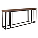 Lizzely Garden & Living Bijzettafel mangohout Don 180cm walnoot Lizzely Garden & Living Bijzettafel mangohout Don 180cm walnoot