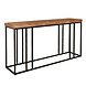 Lizzely Garden & Living Bijzettafel mangohout Don 150cm lichtbruin Lizzely Garden & Living Bijzettafel mangohout Don 150cm lichtbruin