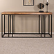 Lizzely Garden & Living Bijzettafel mangohout Don 150cm lichtbruin Lizzely Garden & Living Bijzettafel mangohout Don 150cm lichtbruin