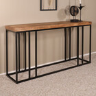 Bijzettafel 150cm mangohout Don lichtbruin Bijzettafel 150cm mangohout Don lichtbruin