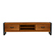Lizzely Garden & Living TV meubel industrieel Avelyn bruin mangohout 180cm lengte Lizzely Garden & Living TV meubel industrieel Avelyn bruin mangohout 180cm lengte