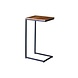 Lizzely Garden & Living Bijzettafel Industrieel Jerry 74cm bruin mangohout Lizzely Garden & Living Bijzettafel Industrieel Jerry 74cm bruin mangohout