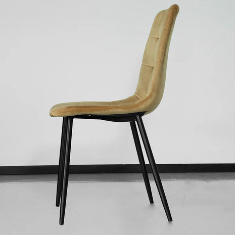 Lizzely Garden & Living Eetkamerstoel Catoo velvet bruin eetstoel Lizzely Garden & Living Eetkamerstoel Catoo velvet bruin eetstoel