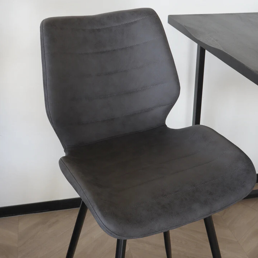 Barkruk industrieel Corinne antraciet barstoel Barkruk industrieel Corinne antraciet barstoel