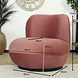 Lizzely Garden & Living Draai fauteuil Lara velvet oud roze draaibare fauteuil Lizzely Garden & Living Draai fauteuil Lara velvet oud roze draaibare fauteuil