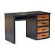 Lizzely Garden & Living Bureau Avelon 120cm industrieel duurzaam massief mangohout Lizzely Garden & Living Bureau Avelon 120cm industrieel duurzaam massief mangohout