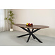 Lizzely Garden & Living Eettafel organisch Jillian eiken fineer bruin 180cm Lizzely Garden & Living Eettafel organisch Jillian eiken fineer bruin 180cm