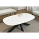 Lizzely Garden & Living Salontafel deens ovaal 120cm Elif marmerlook wit Lizzely Garden & Living Salontafel deens ovaal 120cm Elif marmerlook wit