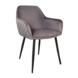 Lizzely Garden & Living Eetkamerstoel met armleuning Ares velvet antraciet eetstoel Lizzely Garden & Living Eetkamerstoel met armleuning Ares velvet antraciet eetstoel