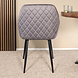 Lizzely Garden & Living Eetkamerstoel met armleuning Ares velvet antraciet eetstoel Lizzely Garden & Living Eetkamerstoel met armleuning Ares velvet antraciet eetstoel