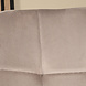 Lizzely Garden & Living Eetkamerstoel met armleuning Mae taupe velvet eetstoel Lizzely Garden & Living Eetkamerstoel met armleuning Mae taupe velvet eetstoel