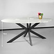 Lizzely Garden & Living Eettafel ovaal 180cm Figo marmerlook wit ovale tafel steen Lizzely Garden & Living Eettafel ovaal 180cm Figo marmerlook wit ovale tafel steen