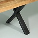 Lizzely Garden & Living Eettafel rechthoekig mangohout Xavier lichtbruin 160cm duurzaam tafel met X-poot mango langwerpige eetkamertafel hout Lizzely Garden & Living Eettafel rechthoekig mangohout Xavier lichtbruin 160cm duurzaam tafel met X-poot mango langwerpige eetkamertafel hout