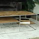 Lizzely Garden & Living Salontafel industrieel mangohout Sofia 140cm lichtbruin visgraat side table massief hout mango bijzettafel Lizzely Garden & Living Salontafel industrieel mangohout Sofia 140cm lichtbruin visgraat side table massief hout mango bijzettafel