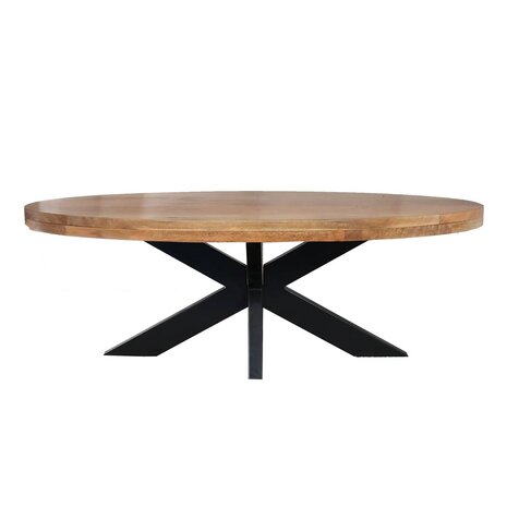 Lizzely Garden & Living Salontafel ovaal mangohout 130cm Jimmy lichtbruin Lizzely Garden & Living Salontafel ovaal mangohout 130cm Jimmy lichtbruin