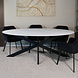 Lizzely Garden & Living Eettafel ovaal 210cm Figo marmerlook wit ovale tafel Lizzely Garden & Living Eettafel ovaal 210cm Figo marmerlook wit ovale tafel