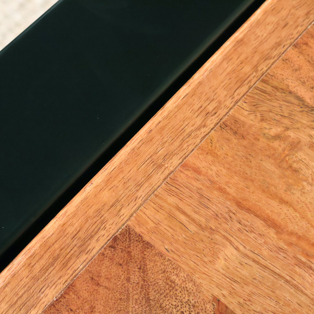 Eettafel Flora rechthoekig 160cm bruin mangohout