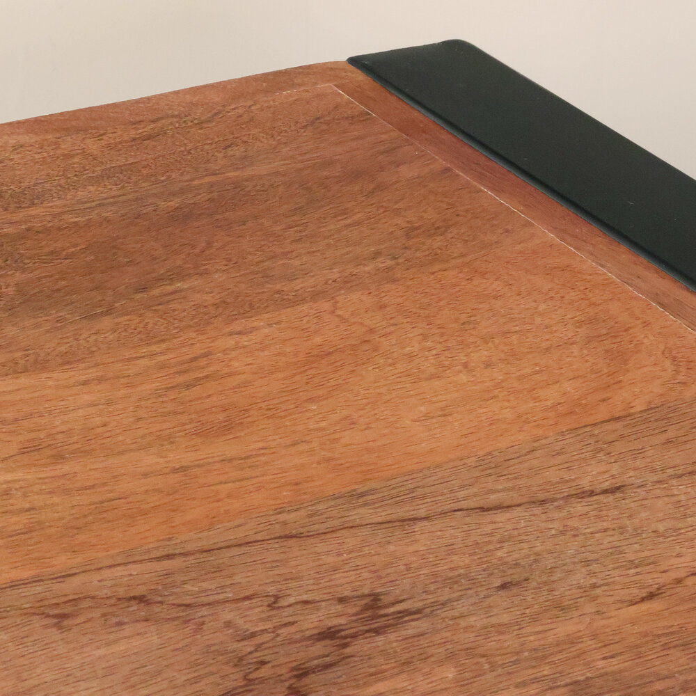 Eettafel Flora rechthoekig 180cm bruin mangohout Eettafel Flora rechthoekig 180cm bruin mangohout