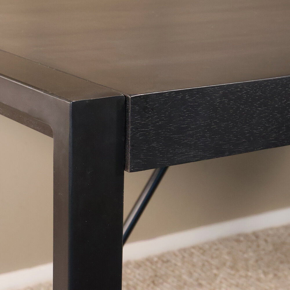 Eettafel Flora rechthoekig 200cm zwart mangohout