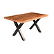Lizzely Garden & Living Eettafel Zeno rechthoekig 180cm bruin mangohout Lizzely Garden & Living Eettafel Zeno rechthoekig 180cm bruin mangohout