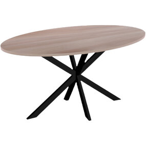 Lizzely Garden & Living Eettafel ovaal 160cm Rato naturel ovale tafel Lizzely Garden & Living Eettafel ovaal 160cm Rato naturel ovale tafel