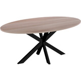 Lizzely Garden & Living Eettafel ovaal 180cm Rato naturel ovale tafel Lizzely Garden & Living Eettafel ovaal 180cm Rato naturel ovale tafel