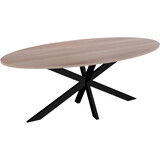 Lizzely Garden & Living Eettafel ovaal 210cm Rato naturel ovale tafel Lizzely Garden & Living Eettafel ovaal 210cm Rato naturel ovale tafel