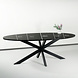 Lizzely Garden & Living Eettafel ovaal 210cm Rato zwart ovale tafel Lizzely Garden & Living Eettafel ovaal 210cm Rato zwart ovale tafel