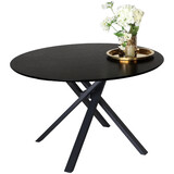Lizzely Garden & Living Eettafel rond Ronsi Antoinette zwart 150cm ronde tafel Lizzely Garden & Living Eettafel rond Ronsi Antoinette zwart 150cm ronde tafel