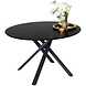 Lizzely Garden & Living Eettafel rond Ronsi Antoinette zwart 150cm ronde tafel Lizzely Garden & Living Eettafel rond Ronsi Antoinette zwart 150cm ronde tafel