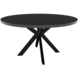 Lizzely Garden & Living Eettafel rond melamine 150cm Sanne zwart Lizzely Garden & Living Eettafel rond melamine 150cm Sanne zwart