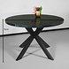 Lizzely Garden & Living Eettafel rond melamine 120cm Sanne zwart ronde tafel Lizzely Garden & Living Eettafel rond melamine 120cm Sanne zwart ronde tafel