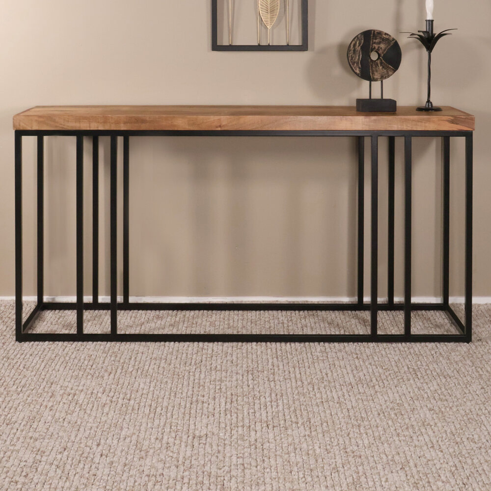 Bijzettafel mangohout Don 150cm bruin Bijzettafel mangohout Don 150cm bruin