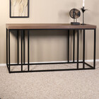 Bijzettafel 150cm mangohout Don walnoot