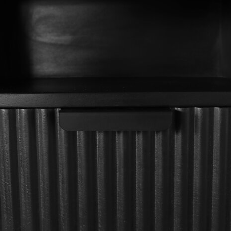 Lizzely Garden & Living Nachtkastje industrieel mangohout bijzettafel Avelyn zwart duurzaam mango side table Lizzely Garden & Living Nachtkastje industrieel mangohout bijzettafel Avelyn zwart duurzaam mango side table