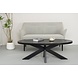Lizzely Garden & Living Salontafel ovaal melamine zwart Denzel 130cm Lizzely Garden & Living Salontafel ovaal melamine zwart Denzel 130cm
