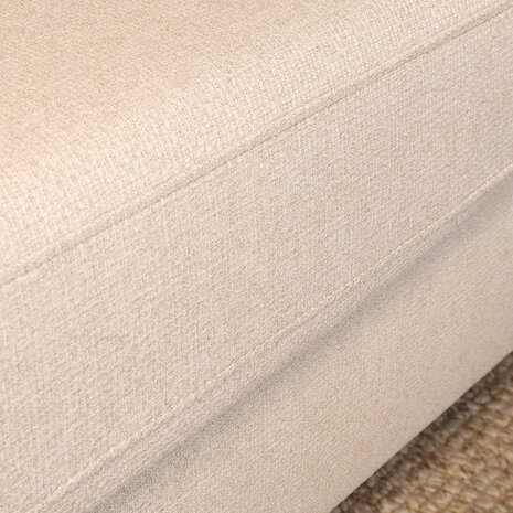 Lizzely Garden & Living Hoekbank Verona 265cm beige chenille rechts