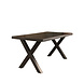 Lizzely Garden & Living Eettafel Zeno rechthoekig 160cm zwart mangohout Lizzely Garden & Living Eettafel Zeno rechthoekig 160cm zwart mangohout