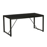 Lizzely Garden & Living Eettafel Flora rechthoekig 160cm zwart mangohout Lizzely Garden & Living Eettafel Flora rechthoekig 160cm zwart mangohout