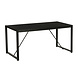 Lizzely Garden & Living Eettafel Flora rechthoekig 160cm zwart mangohout Lizzely Garden & Living Eettafel Flora rechthoekig 160cm zwart mangohout
