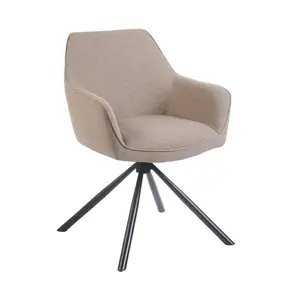 Lizzely Garden & Living Eetkamerstoel draaibaar Dakota taupe draaibare eetstoel Lizzely Garden & Living Eetkamerstoel draaibaar Dakota taupe draaibare eetstoel