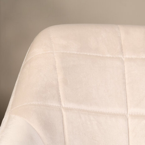 Lizzely Garden & Living Eetkamerstoel met armleuning Barbara zand eetstoel