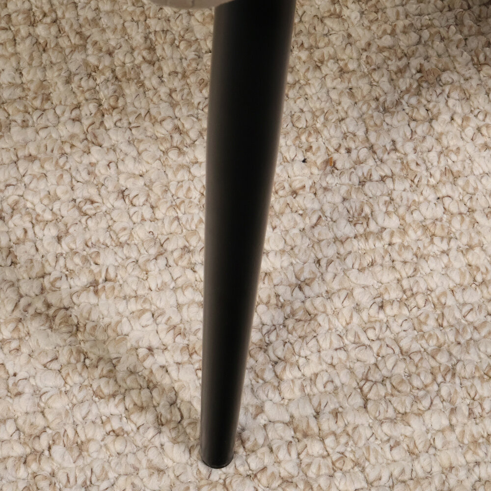 Eetkamerstoel met armleuning Barbara zand eetstoel