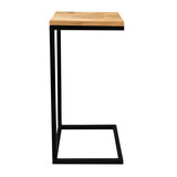 Lizzely Garden & Living Bijzettafel Jerry 68cm lichtbruin mangohout Lizzely Garden & Living Bijzettafel Jerry 68cm lichtbruin mangohout