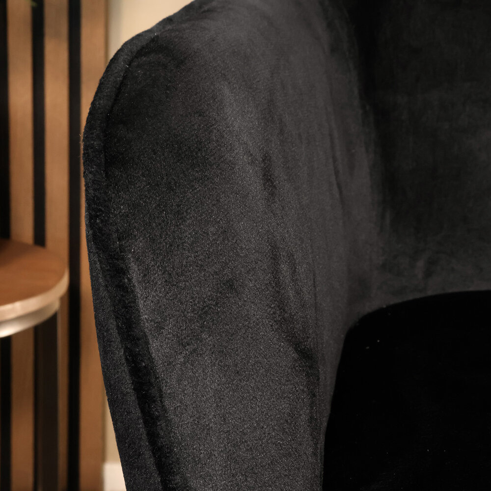 Eetkamerstoel draaibaar Montana zwart draaibare eetstoel Eetkamerstoel draaibaar Montana zwart draaibare eetstoel